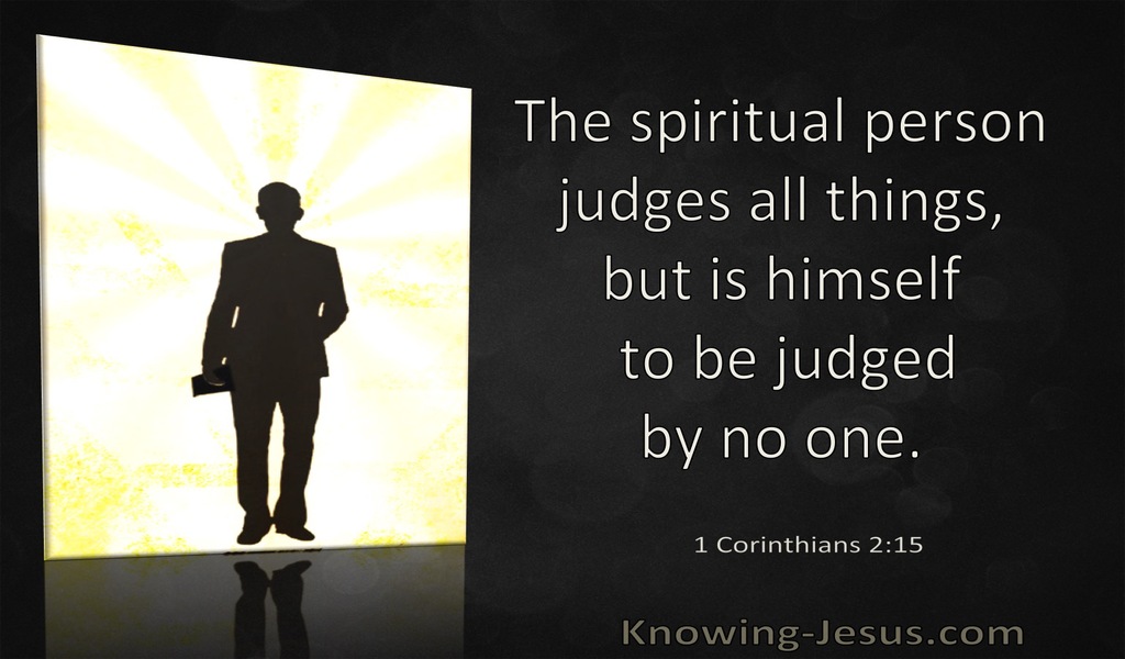 1 Corinthians 2:15 The Spiritual Person Judges All Things (windows)03:17